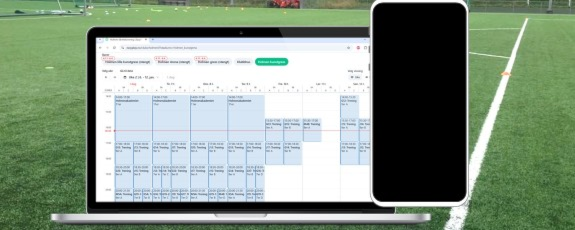 Ny og mer brukervennlig anleggskalender